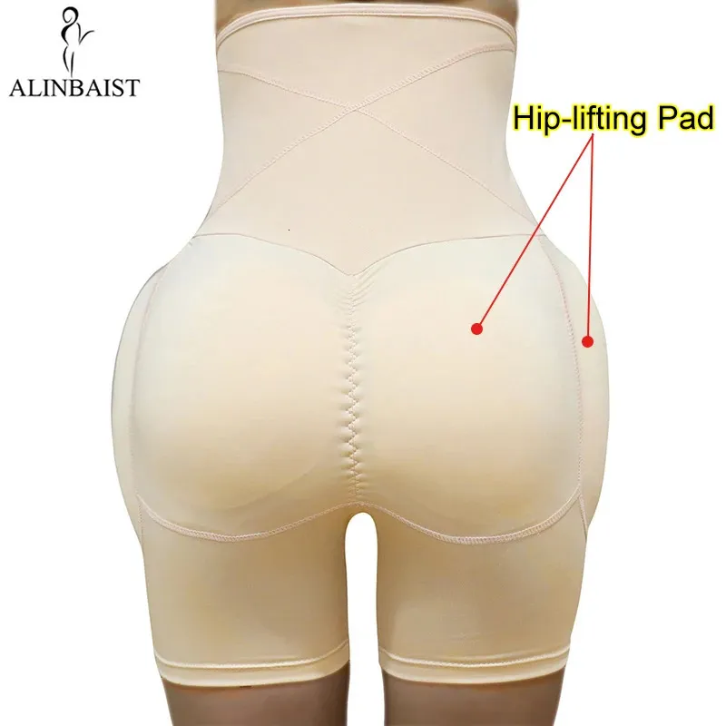 Shaper Butt Lifter Hip Enhancer Hip Pad Rembourré Taille Haute Ventre Contrôle Culotte Invisible Slip Faux Cul Fesse Minceur Cuisse 240318
