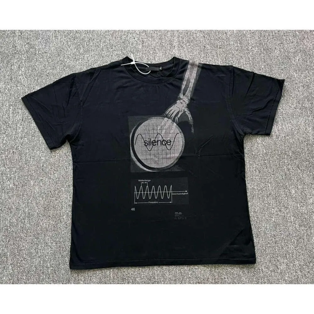 Mens T-Shirts Alter 10SSX Hafif Skl El Yıkama Aşınmış Gevşek Yüksek Sokak Vibe Stil T-Shirt Damla Teslim Giyim Giysileri Tees Polos OT8yl