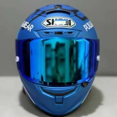 AA Designer Helm Helme Moto Shoie High End X14 Pony 73 Universalhelm für Männer und Frauen Motorrad Transparente Gläser Kaufen Sie bunte Gläser MB7P