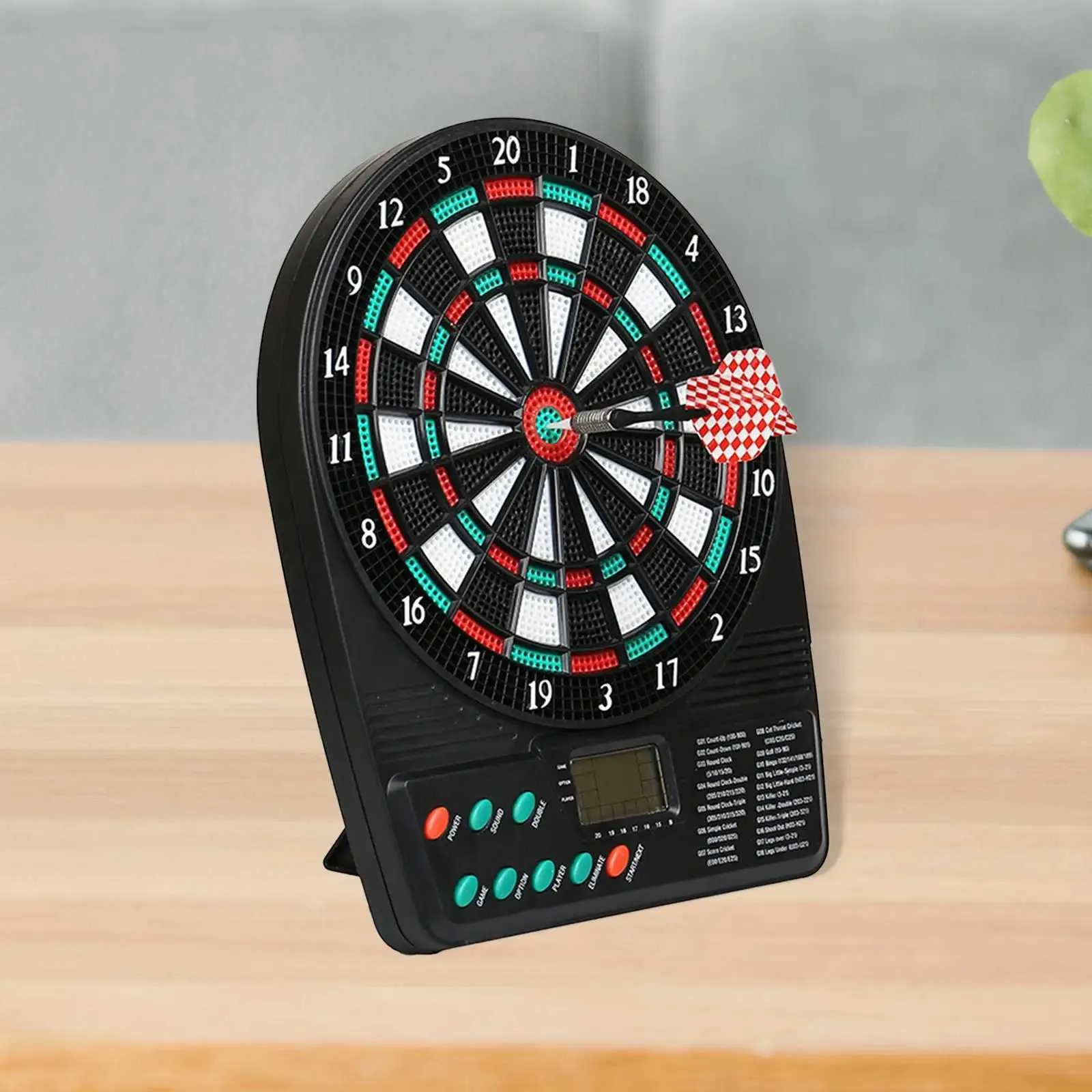 Electronic Dart Board Automatic Scoring with Soft Darts Throwing Game for Adults LCD Display Dart Plate for Outside Lawn