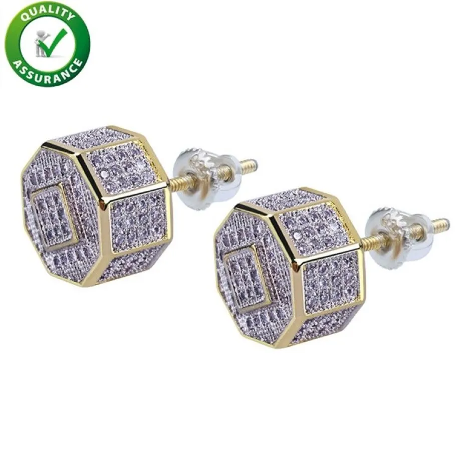 Bijoux de créateur Boucles d'oreilles pour hommes Diamant Stick285H