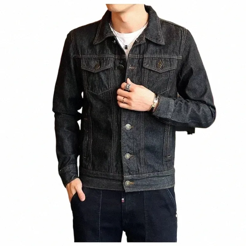 Yeni erkek kot ceket erkek bombacı ceketler erkek hip hop adam vintage denim ceket ceket sokak kıyafeti chaqueta hombre 5xl 4xl 84tt#