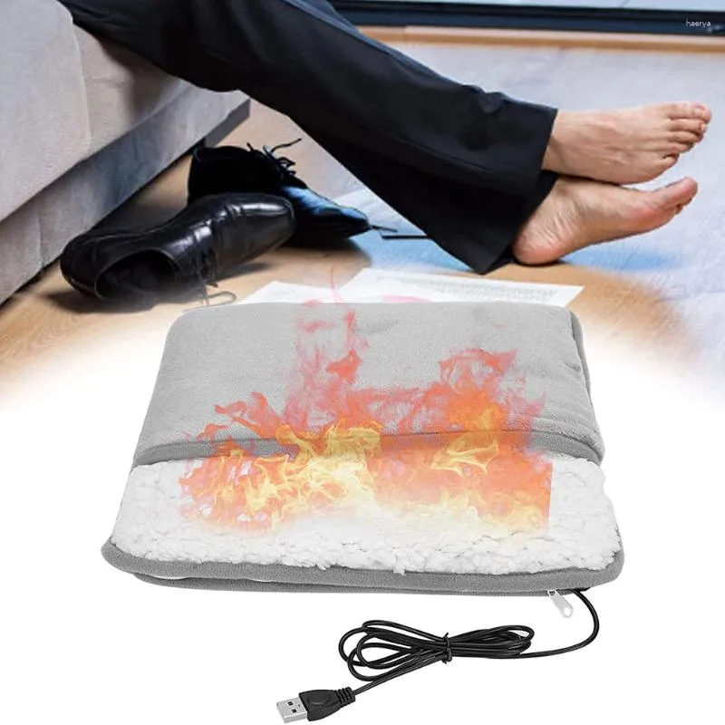 Tapijten Verwarming Slippers USB Oplaadbaar Elektrisch voetkussen Comfortabele constante temperatuur voor de winter Thuiskantoorbenodigdheden