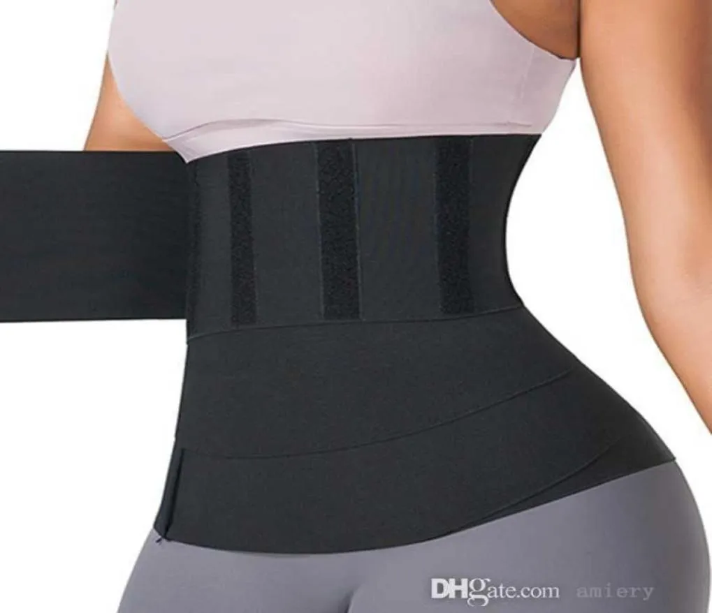 Taille formateur bandes Fitness taille Cincher corps Shaper Shaperwear ceinture femmes minceur ventre enveloppement réglable ventre Band9664499