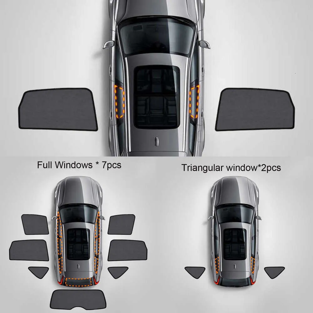 Window Sun Protection for Toyota Land Cruiser 200220202020202020 2017 2018 2019 2020 액세서리에 대한 차량 자석 업데이트