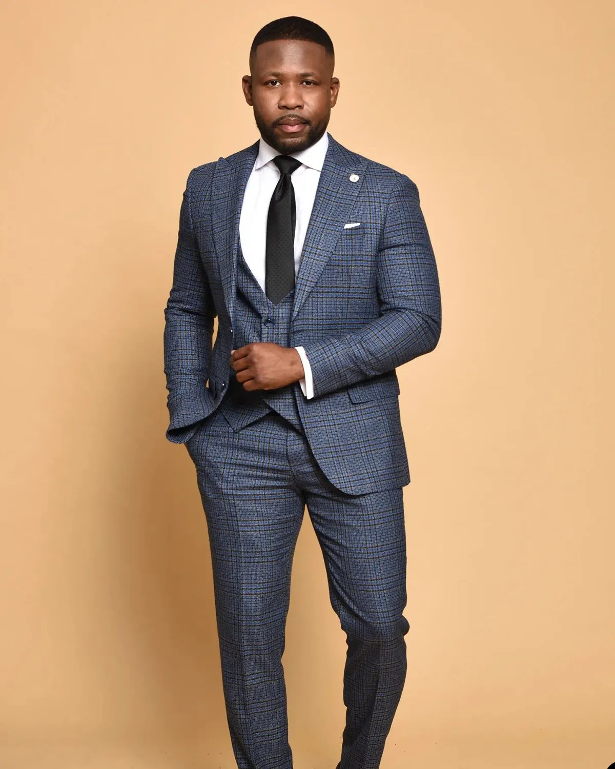 Suitsupply Custom Fit Suits Mid Blue Custom Made Suit In Pure Wool