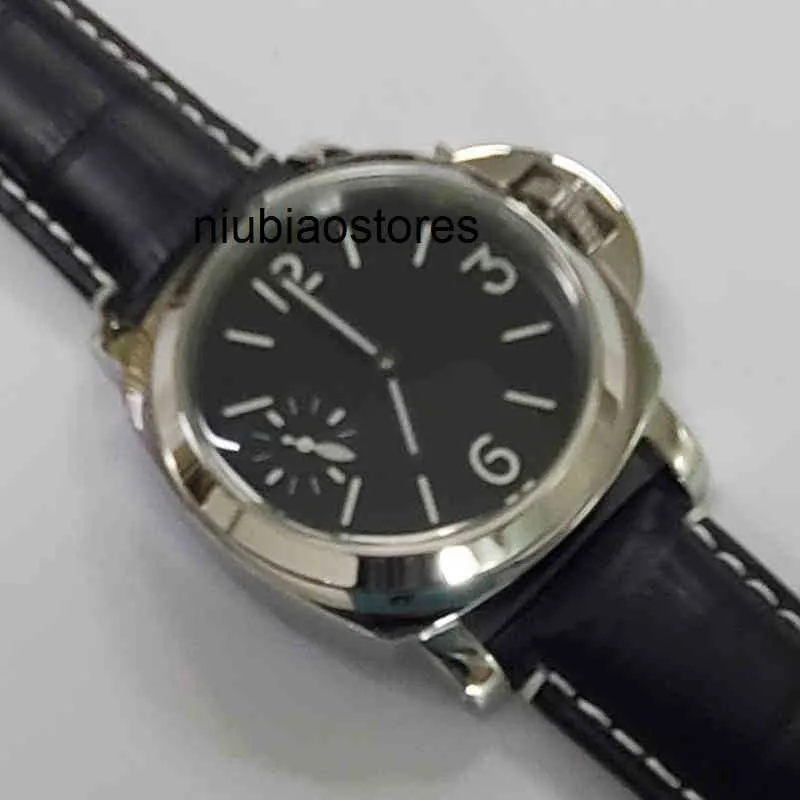 Luxury Watch Watches 316l Staal Marina Men Manual Winding 44mm Sports Straight Mineral Glass Lighting Handspaner Watch Liu Uoac
