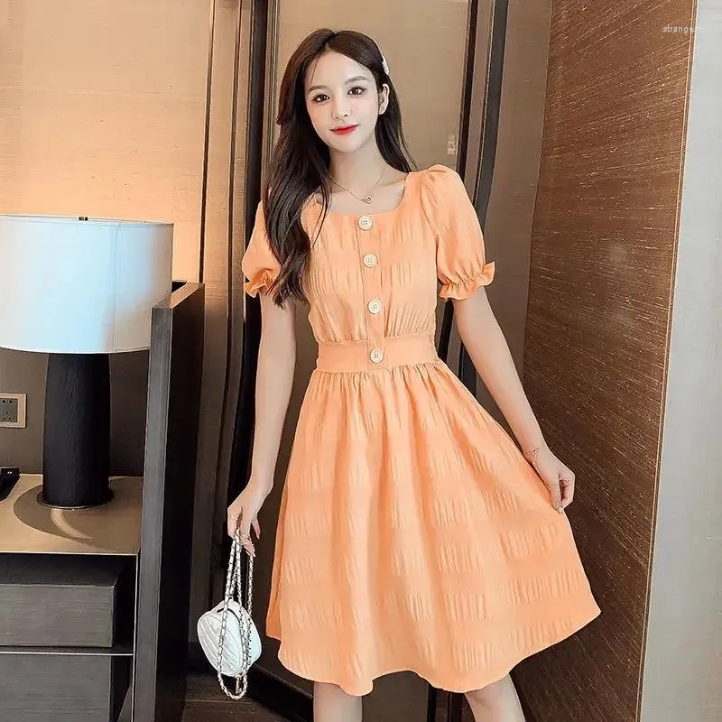 Sukienki imprezowe Summer Summer A- Line Dress Woman Vestido de Mujer Femme Robe