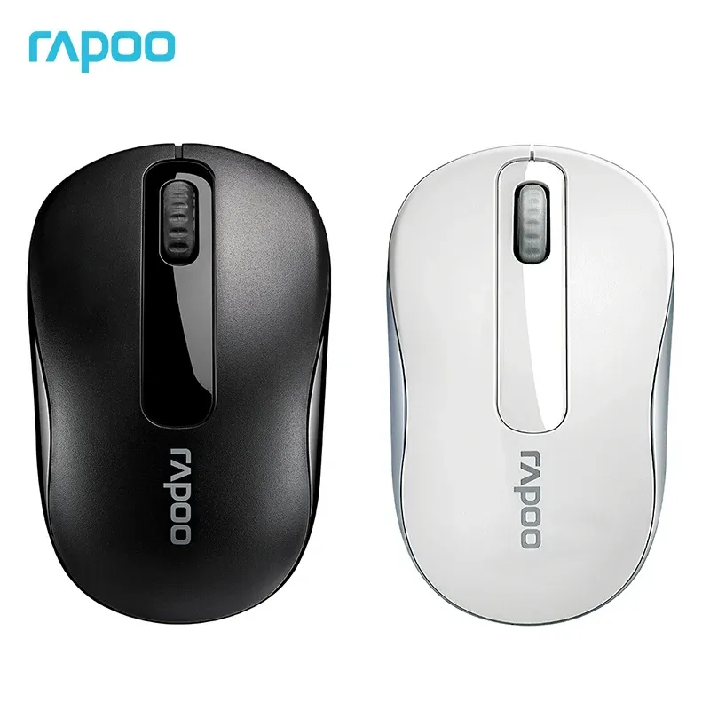 Mouse Rapoo 2.4G Mini mouse wireless Piccolo computer per mani sinistra e destra PC Desktop Laptop Notebook Mause