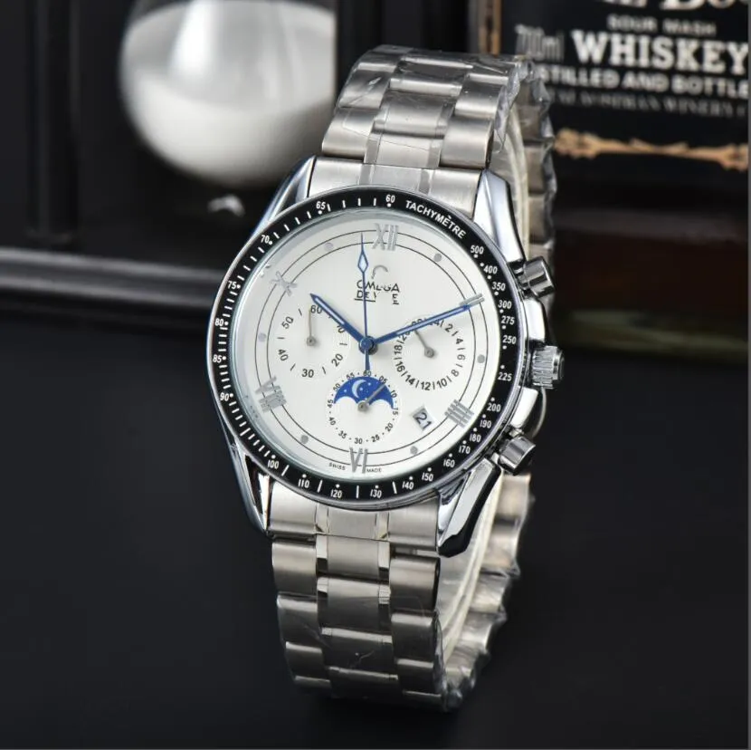 Luxury Fashion Mens Luxury Sports Designer day date Watch Rose Gold Stainless Steel Automatic Movement Watches Waterproof Luminous men Wristwatches relaguntang