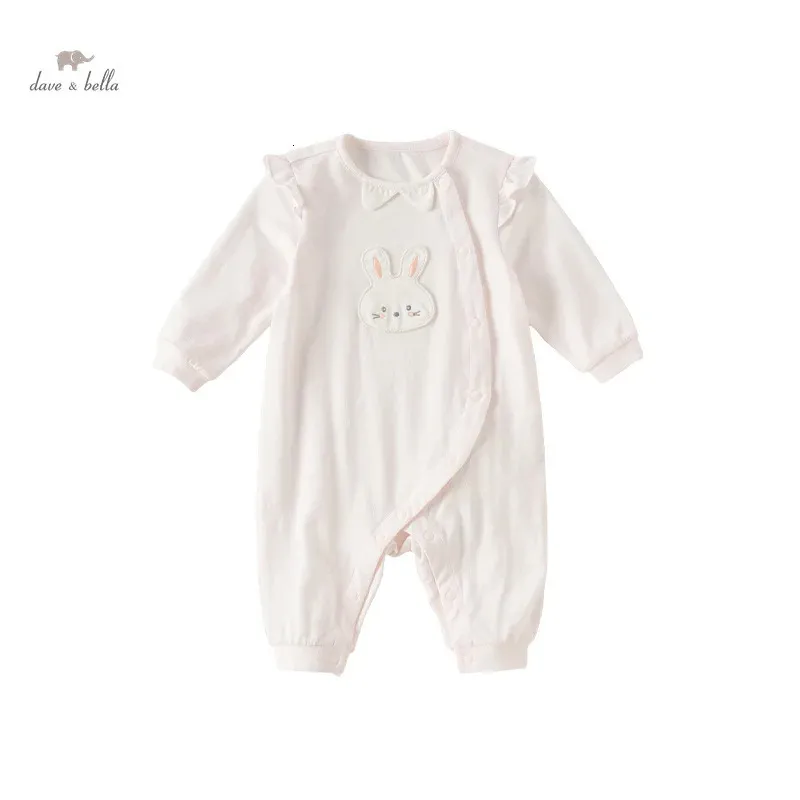 Dave Bella Baby Jumpsuit Romper Born Creeper Spring Girlsカジュアルファッション甘い素敵な穏やかなDB1247992 240313