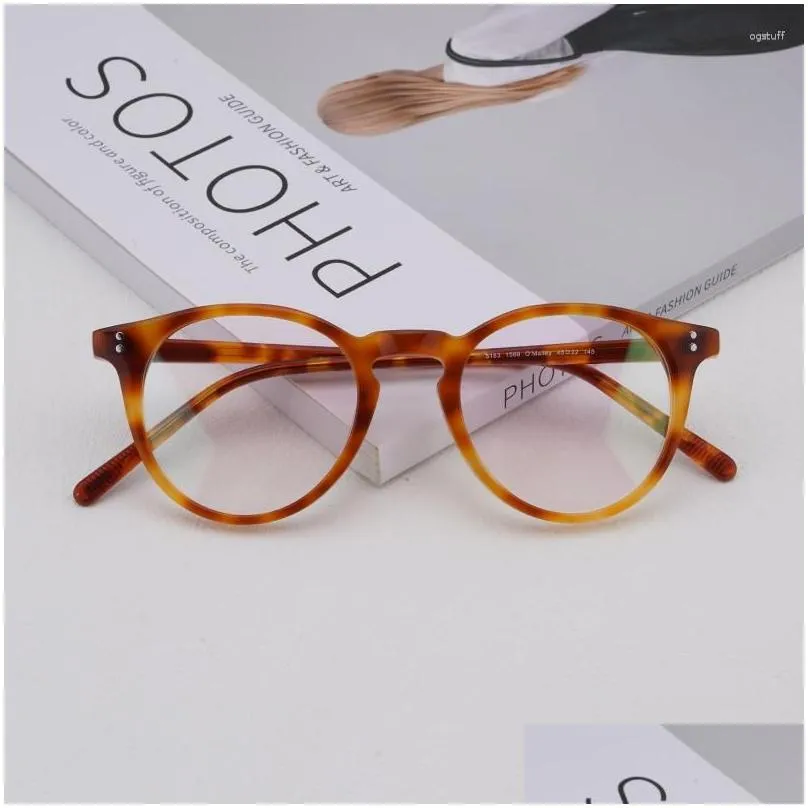 Fashion Sunglasses Frames Vintage Optical Glasses Frame Ov5183 Omalley Eyeglasses For Women And Men Spetacle Eyewear Myopia Prescripti Otaxg