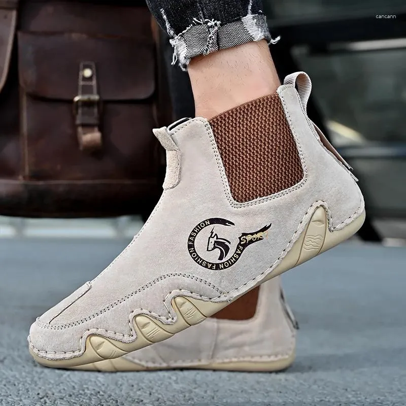 Casual Shoes Men Sneakers 2024 Mężczyzna High Top Designer moda luksusowa wysokiej jakości mokasyny