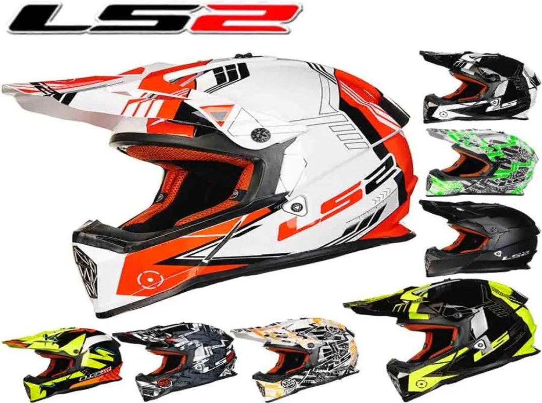 2016 nouveau casque de moto tout-terrain LS2 MX437 ABS casques de moto de motocross de course professionnelle taille L XL XXL4223196