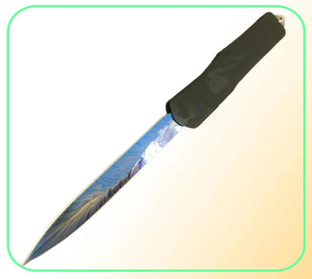 A07 plus long double action 3 modèles chasse lame fixe pliante couteau automatique de poche couteaux automatiques couteau automatique 3318830
