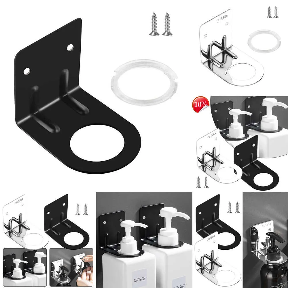 2024 Shower Gel Bottle Holder Dispenser Pump Bottle Hook Shampoo Bottle Shelf Rack Shower Gel Organizer Hook Bathroom Accessories