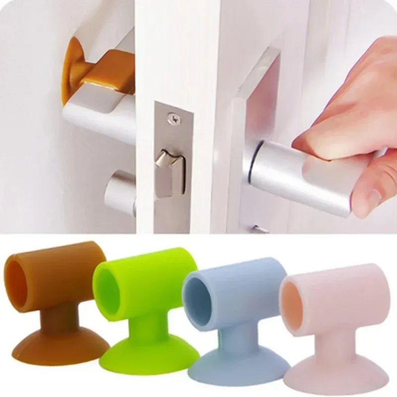 1 Pc After Wall Thickening Mute Sucker Rubber Handle Lock Protective Pad Protection Home Decoration Accessories