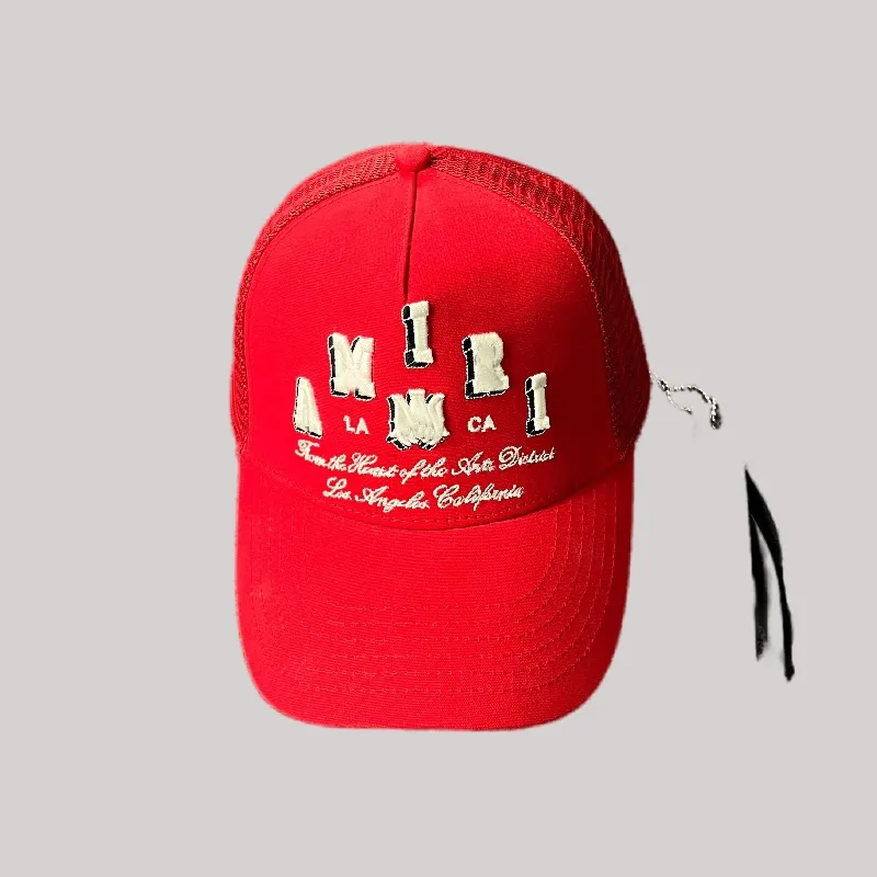 Top kwaliteit baseball cap man mode-accessoires effen patroon kleurrijke letters designer trucker hoed meerdere stijl pet luxe luxe hoed adumbral hj086 C4
