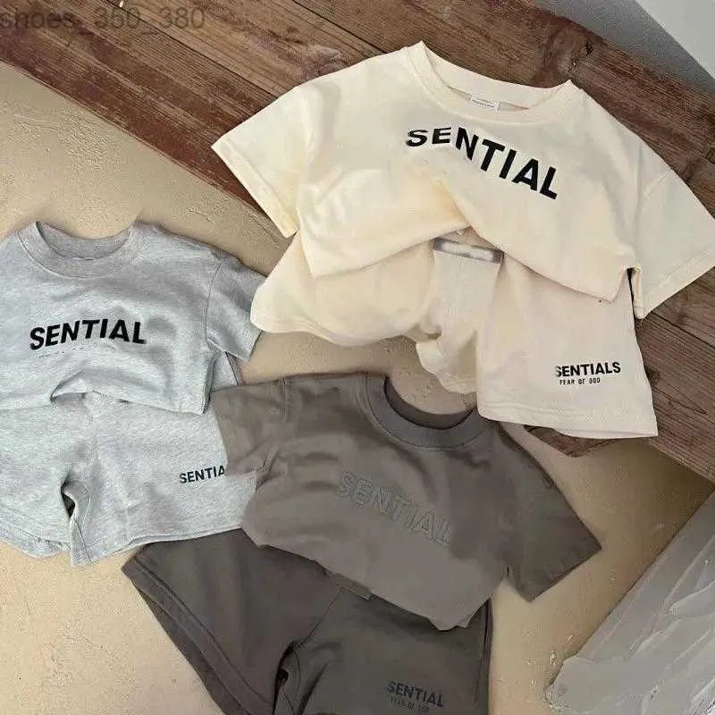 Set marchio designer estivo abiti cotone baby set set per leiisure sports boy tshirt shorts set bidone vestiti per bambini outfit 16 sì