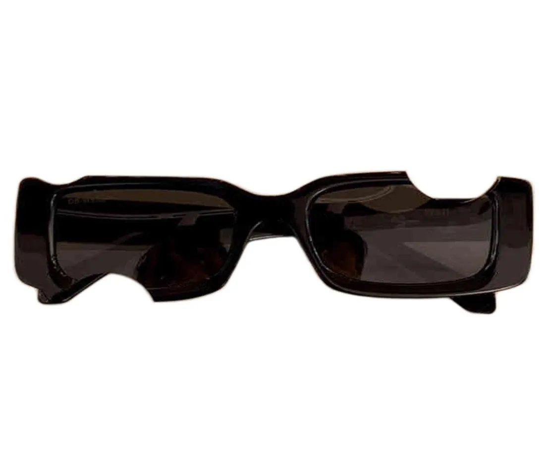 Off Retro Strange OW zonnebril voor heren Mode witte zonnebril voor dames Zonnebrillen Shades 40006 Zonnebril Steampunk Wit 4229979