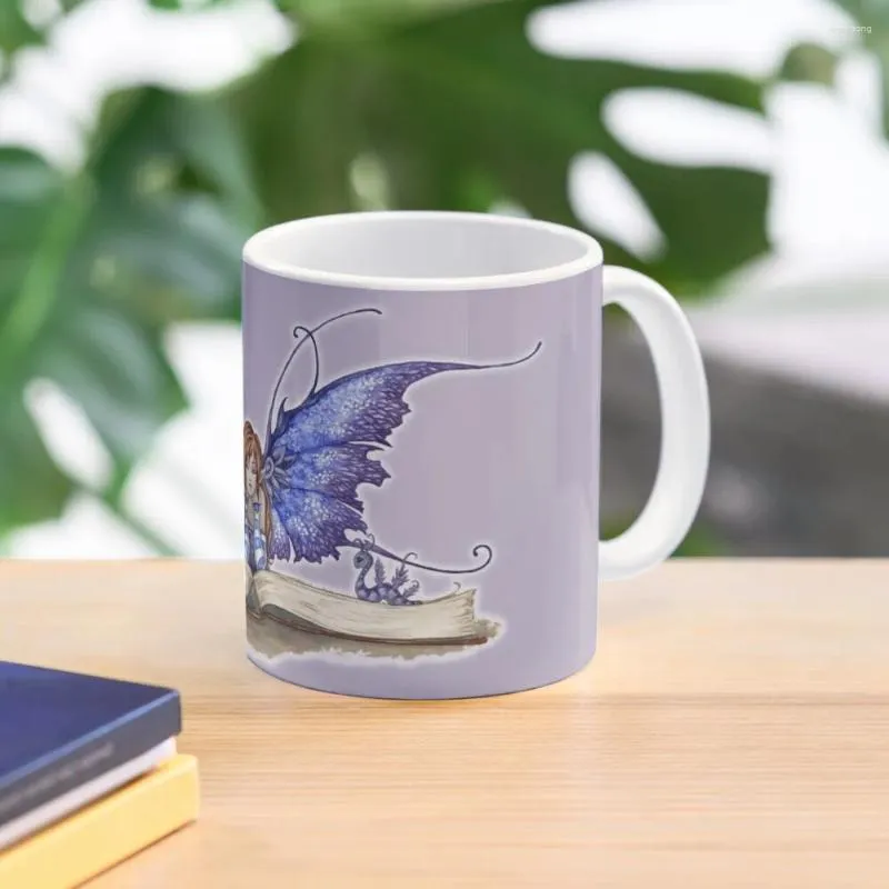 Mugs Bookworm Book Fairy Coffee Mug Cups For Thermal To Carry