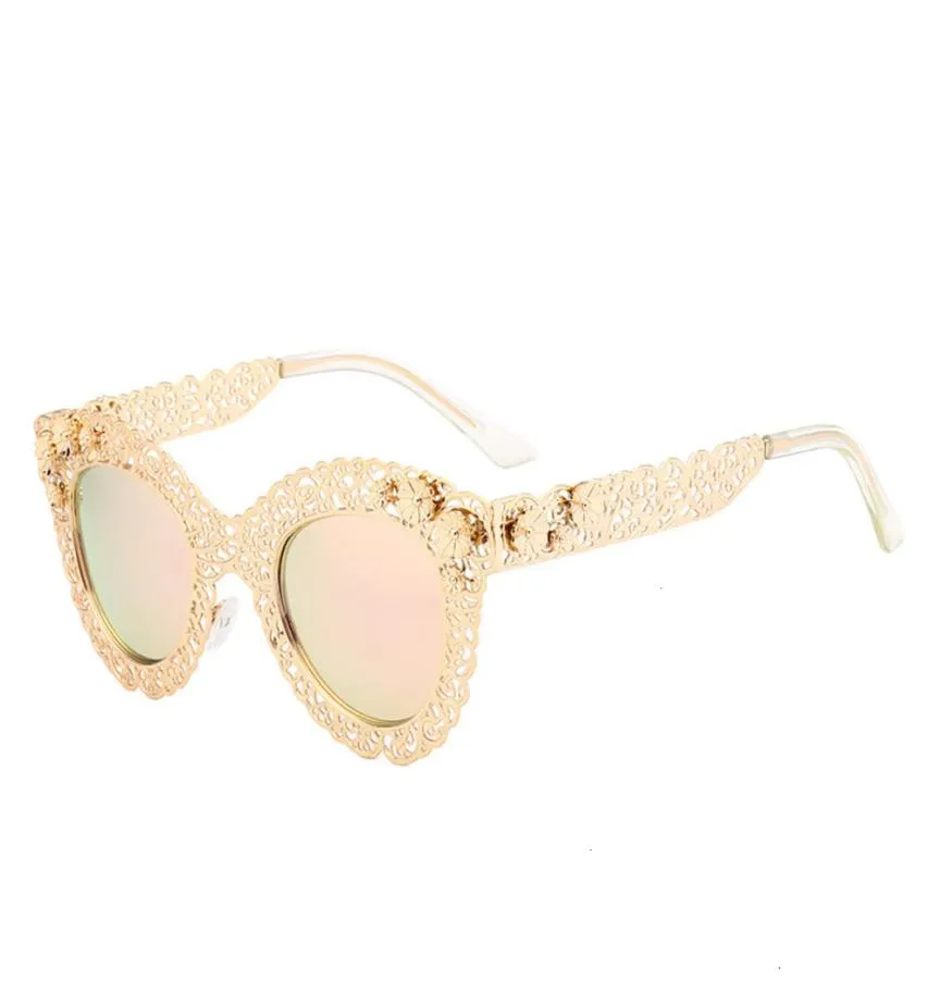 Street Style Hollow Out Lace Trendy Women Sun Glasses 2021 Flower Sunglasses6090901