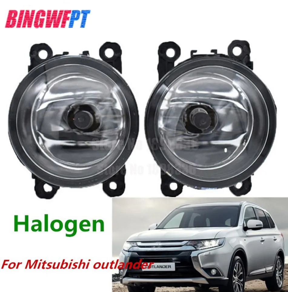 2PCS Nebelscheinwerfer Auto Styling Runde Stoßstange Halogen Licht nebel lampen Für Mitsubishi outlander 20185290531