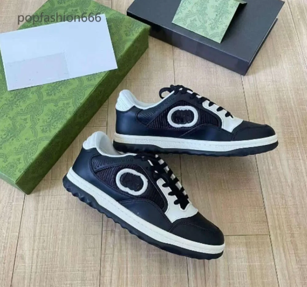 Nowe buty Mac 80 luksusowe trampki mężczyźni skóra płaska koronkowa białe buty gumowe sneaker kobiety vintage haft klasyczne buty mody 6777777