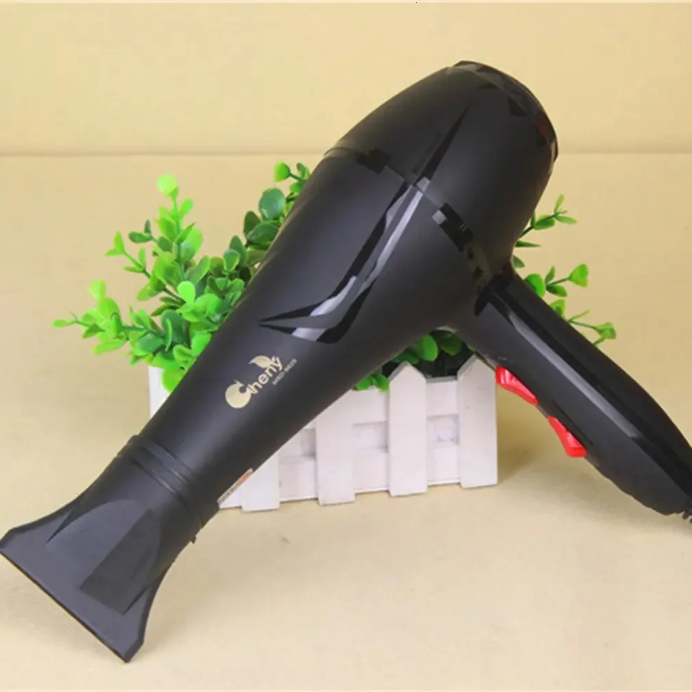 Högkvalitativ hårtork Högkraft Professionell hårblåsning 2500W Dryer Black Heat Speed ​​Blower Dry Watt Hårvård 240312