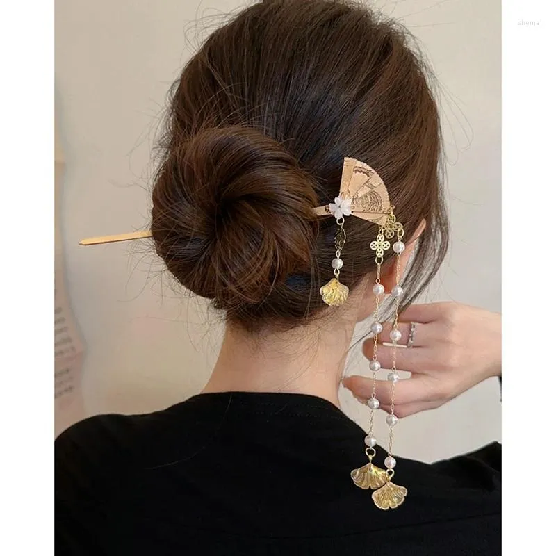 Hair Clips Classic Chinese Stick Pins For Women Butterfly Flower Star Fresh Handmade Hairpins Charm Jewelry Accessories Ornaments