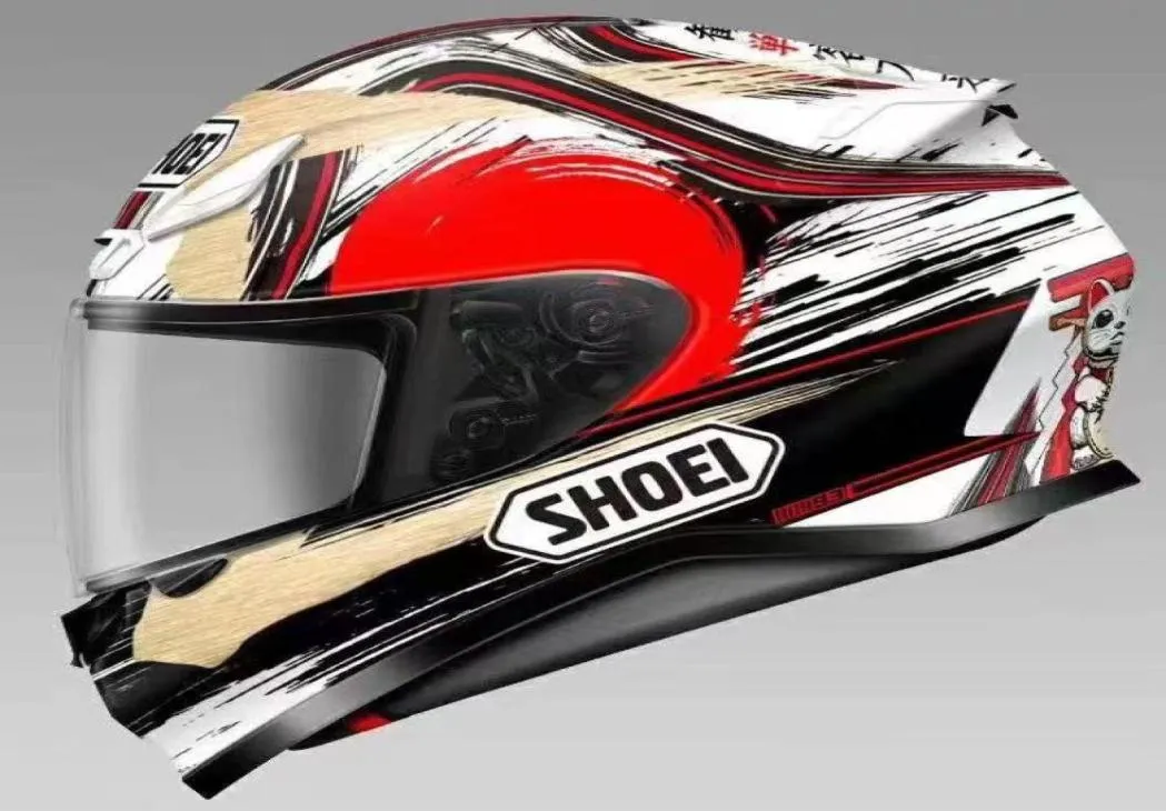 ShoeiiフルフェイスオートバイヘルメットZ7ラッキーキャットモテギ2ヘルメットライディングモトクロスレーシングMotobike Helmet8929166