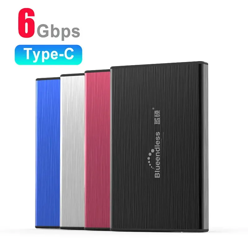 العلبة HDD CASE USB 3.1 SSD العلبة 2.5 "علبة القرص الصلب HD SATA إلى USB 3.0 6GBPS النوع C للملحقات المحمولة محرك الأقراص الصلبة الخارجي