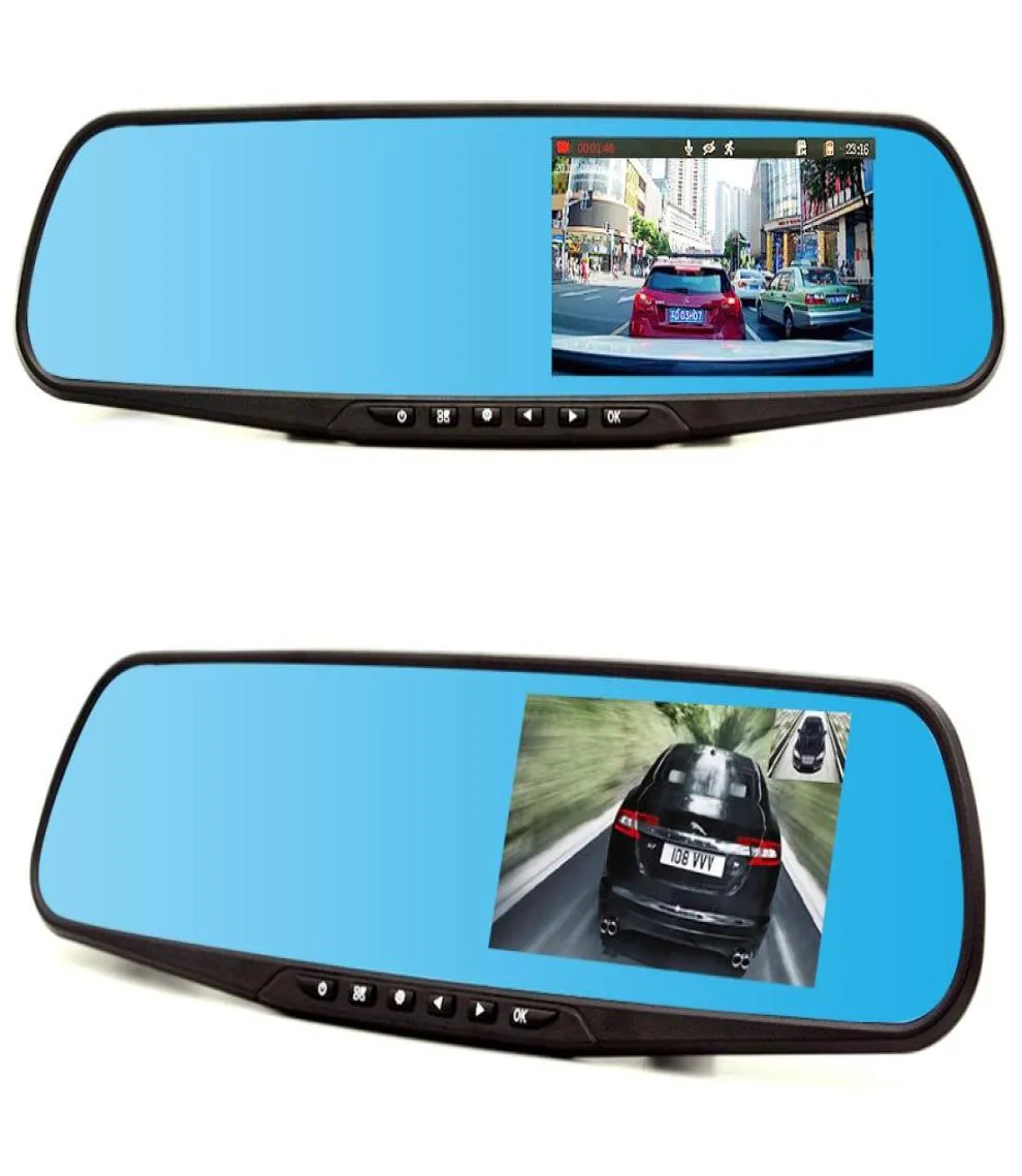 Auto Car DVR aparat podwójny obiektyw Full HD 1080P Recorder wideo kamera wideo elektroniczne dostawy psów odwracające obraz7667618