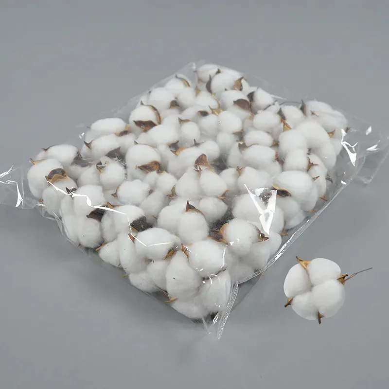 80 pcs 6 cm 5 couleurs blanc coton artificiel têtes de fleurs fleurs décoratives pour bricolage mariage maison fête banquet décoration 240321