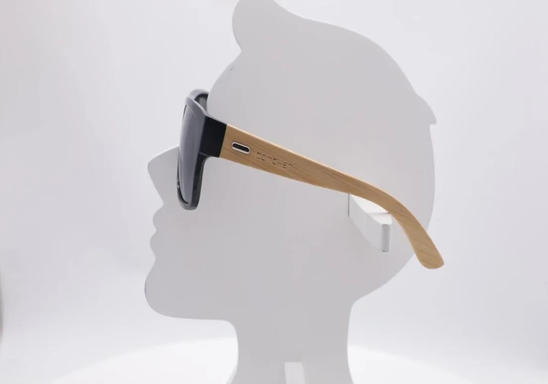 Tonalità UV400 ecologiche Personalizza il logo Mens gafas de sol bambu occhiali da sole riciclati da donna in legno di bambù fatti a mano da uomo 20218151048