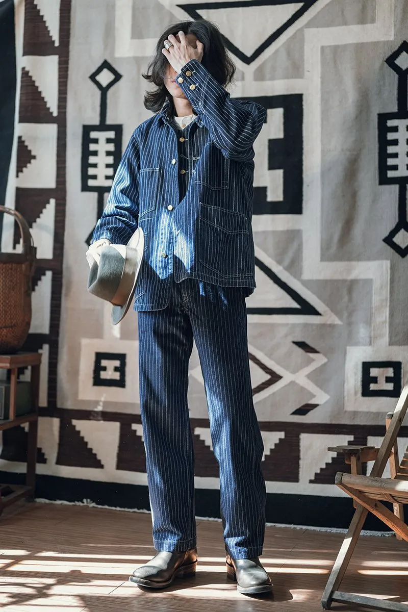 DHgate.com:1930s Vintage Mens Workwear Railway Denim Coat DHgate.com:1930s Vintage Mens Workwear Railway Denim Coat