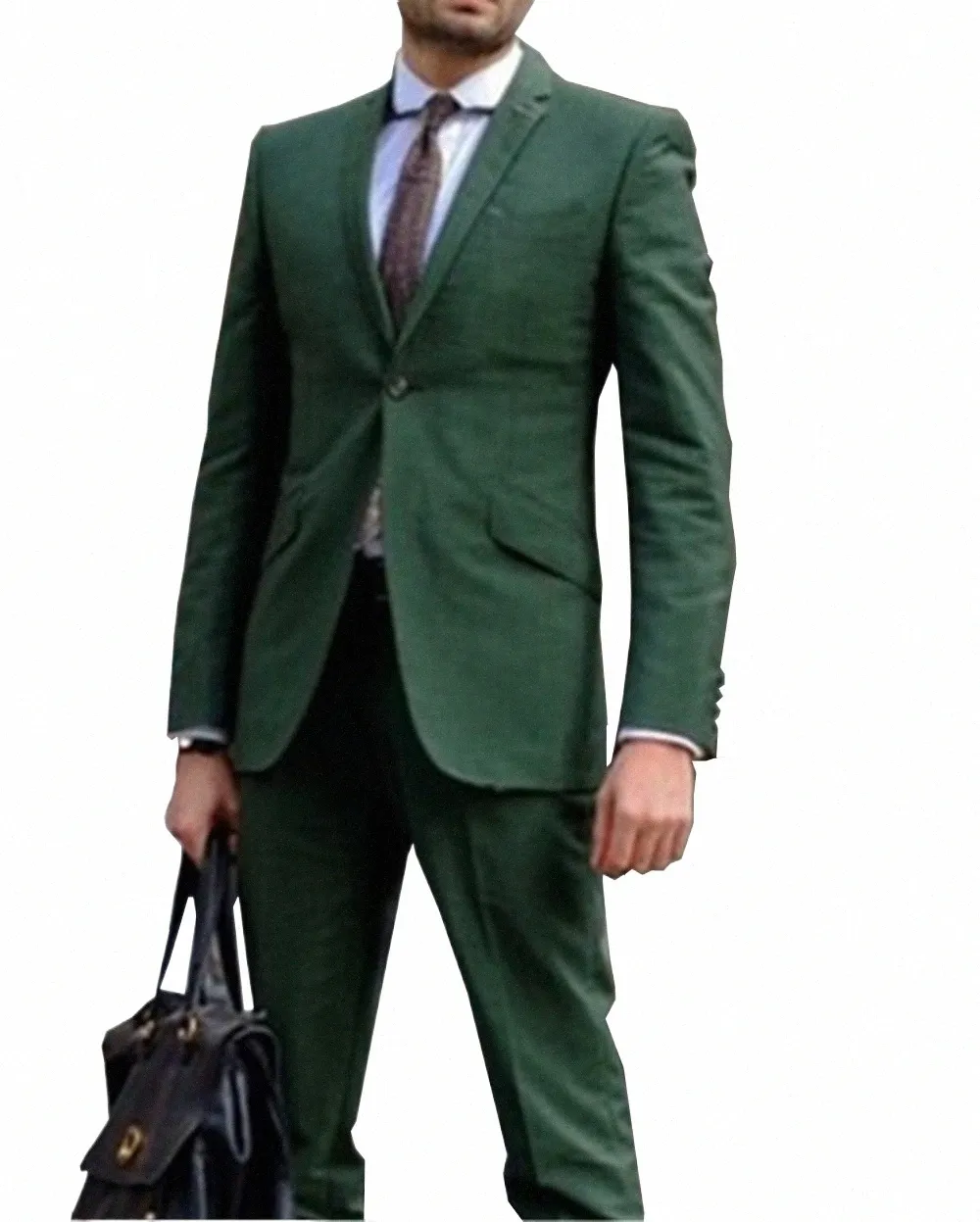 Mężczyźni garnitury PROM Casual Style Mens garnitury na ślub 2 -częściowy Slim Fit Made Groom Men Suit Tuxedos Blazer 36mn#