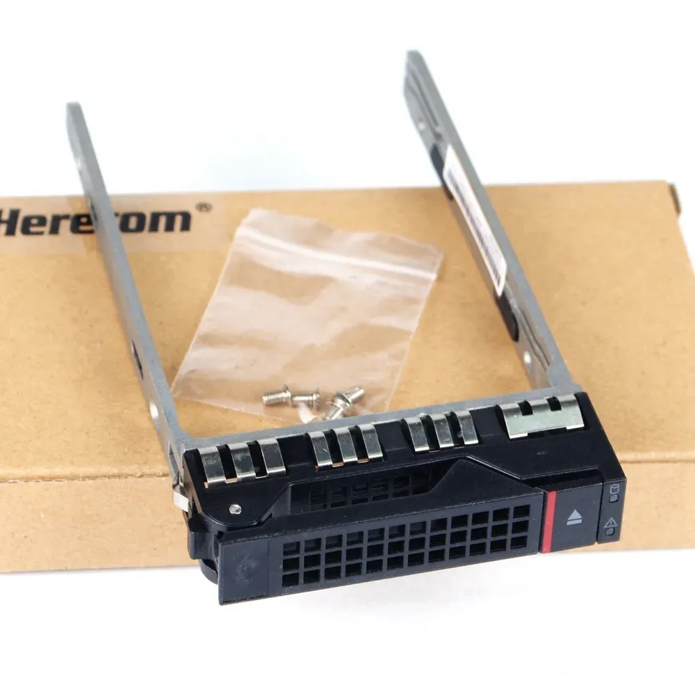 Kapsling Nytt 2,5 "HDD Tray Caddy 03x3836 för Lenovo Server RD330 RD340 RD430 RD440 RD530 RD540 RD630 med skruvar