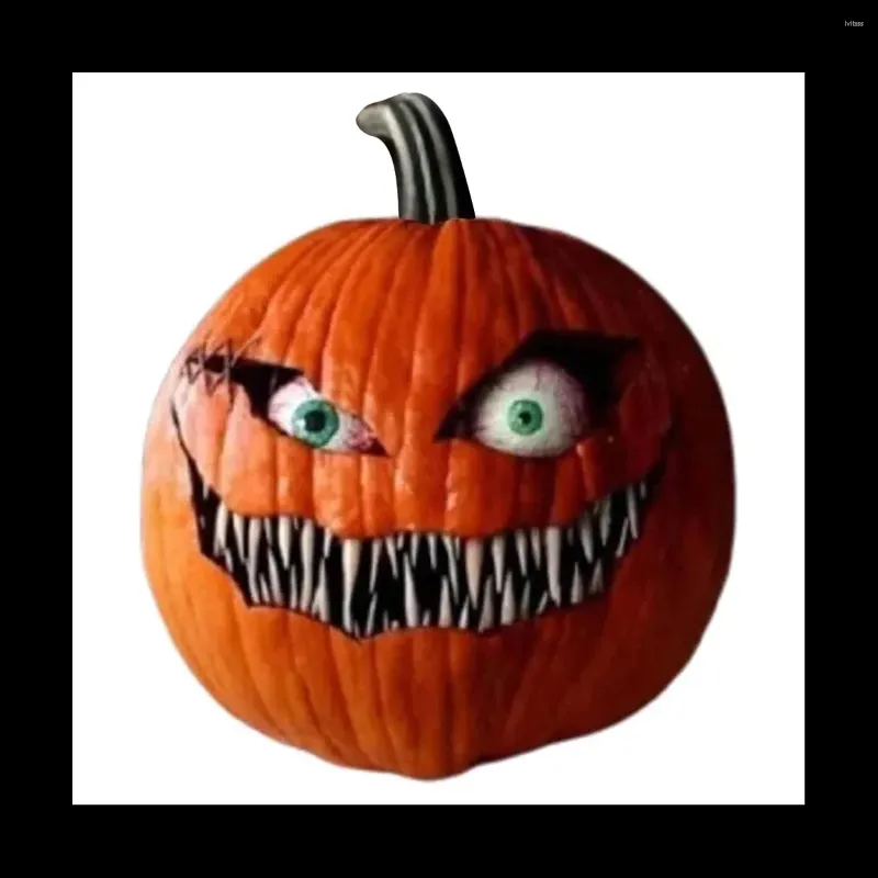 Party Decoration Scary Halloween Pumpkin With Moving Eyes Decorations Artificial Pumpkins B