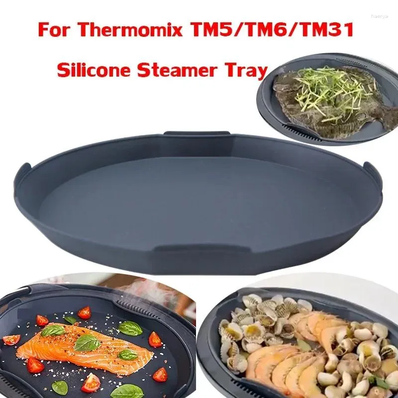 Tapis de table Tapis de cuisson en silicone Cuiseur à vapeur Plateau à vaisselle pour la base d'insertion Varoma du Thermomix TM31 TM6 TM5 Accessoires de cuisine