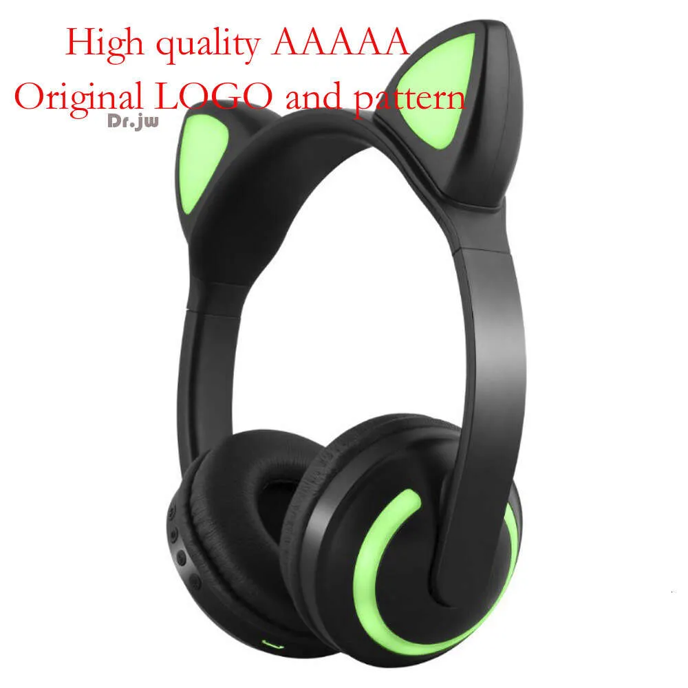 Nouveau Oreilles de chat portées (pain en forme d'oreille de chat à la vapeur) oreille de lapin dessin animé casque Bluetooth