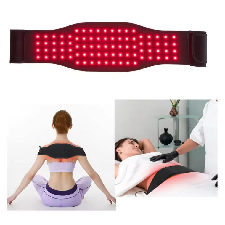 Almofada wearable flexível do temporizador perto-infravermelho dispositivo do envoltório da luz do diodo emissor de luz cinto vermelho da terapia da luz infravermelha para a dor corporal