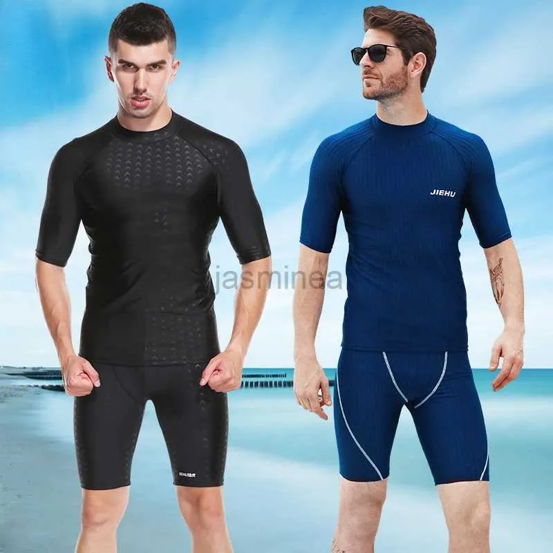 Costume da bagno da uomo Costume da bagno a cinque punte in pelle di squalo Primavera calda Costume da bagno da uomo ad asciugatura rapida Costume da bagno da uomo 24327