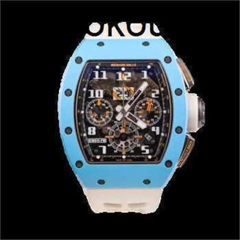 RichasMiers Watch Ys Top Clone Factory Watch Koolstofvezel Automatisch 011 LAATSTE EDITIE Editie glasvezel saffier Schip door FedexM7OCZA8TZA8TCQ7Y60K4