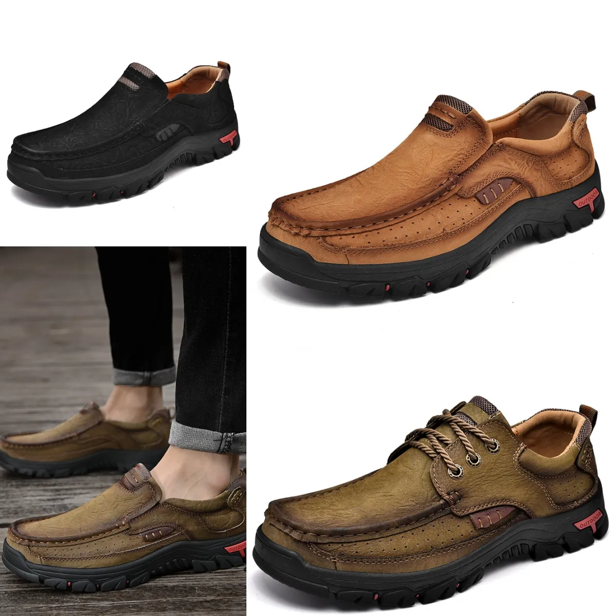 2024 Positive Mens shoes loafers casual leather shoes hiking shoes a variety of options designer sneakers trainers GAI