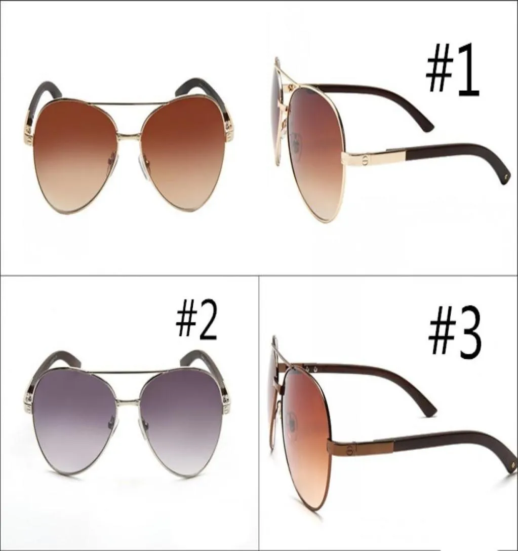 Sunglasses Lady Top Eyewear UV400 Women NEW Designer metal frame Sunglasses Women Sun Glasse UV400 3 colors 10PCS Fast Ship Summer2839174