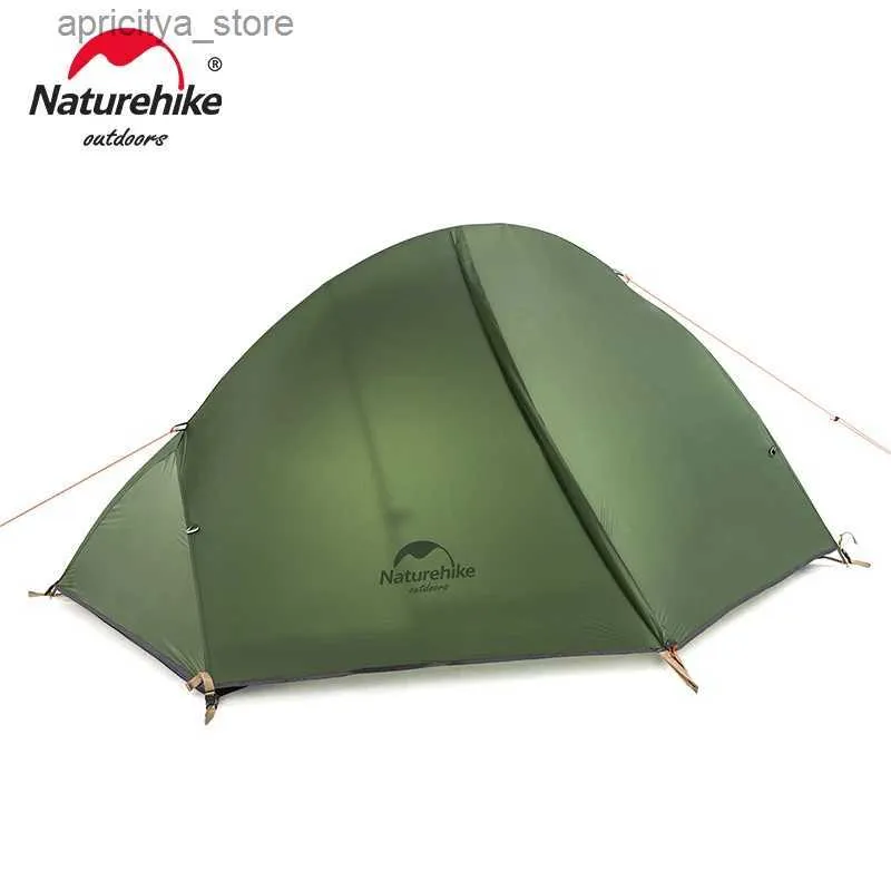 Tents and Shelters Naturehike Bike Tent Camping 1 Person 20D Ultra Light Backpack Tent Waterproof Summer Beach Tent Outdoor Travel Hiking Tent24327