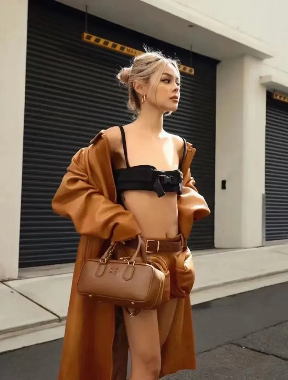 ショルダーバッグ・ポシェット ARCADIE LEATHER BAG DHgate.com:Luxury Arcadie Leather Satchel Crossbody Handbag