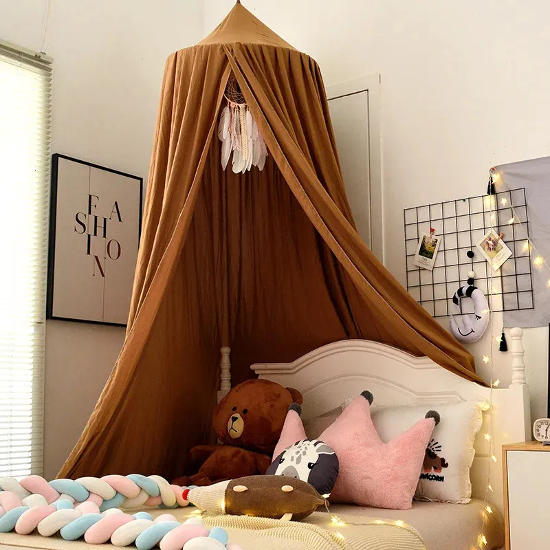 Baby Crib Bed Tent Hung Dome Mosquito Net Baby Bed Baby Girl Room Decor Kids Bed Canopy Tent240327