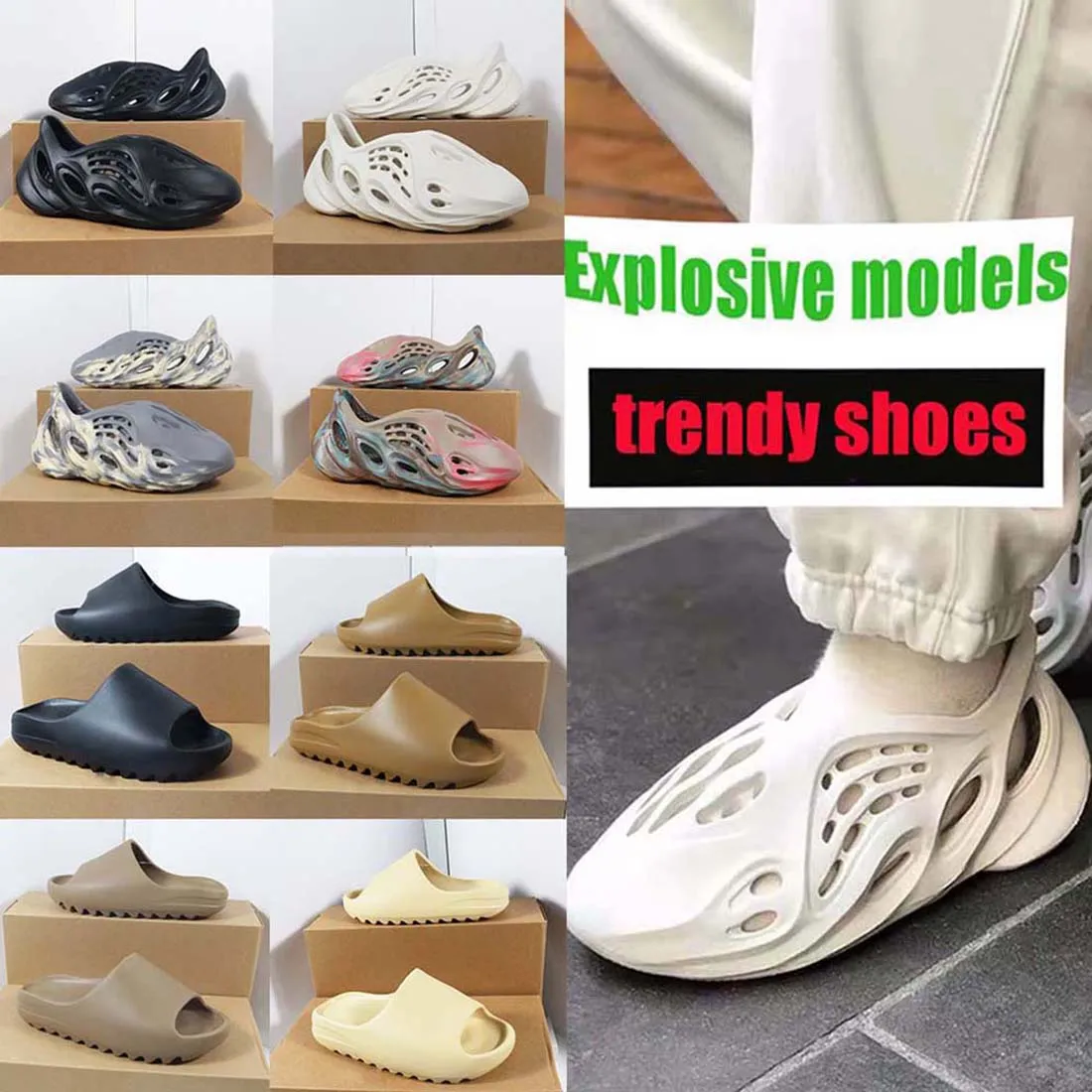 Sandali firmati Cuscino per piscina lussuoso di alta qualità Marrone Stile retrò Sandali con suola morbida Pantofole per coppie Uomo Donna Scarpe basse estive Pantofole da spiaggia di moda Scivoli